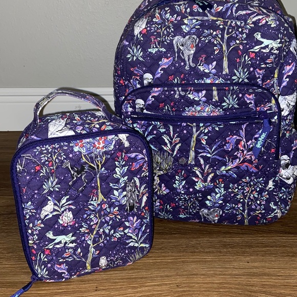 Vera Bradley Handbags - Harry Potter Vera Bradley Forbidden forest backpack and lunch box set EUC
